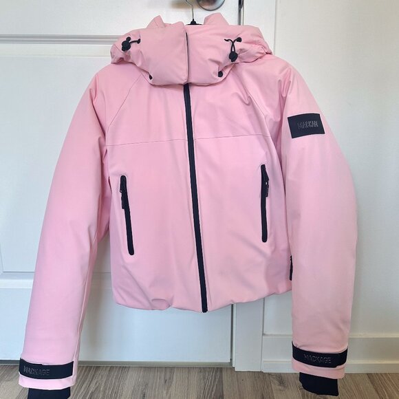 Mackage Amanda Down Ski Jacket - Pink - Size S - Picture 1 of 11